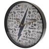 Harry Potter Hogwarts Infographic Wall Clock