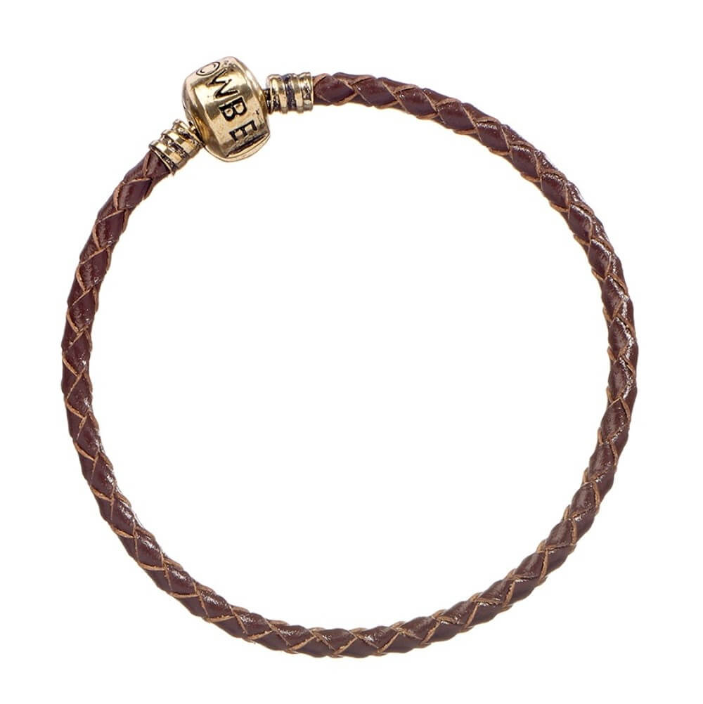 Official Fantastic Beasts Brown Leather Charm Bracelet