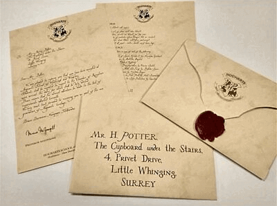 Harry Potter Personalised Acceptance, London Studio Tour & Forbidden Forest  Letter