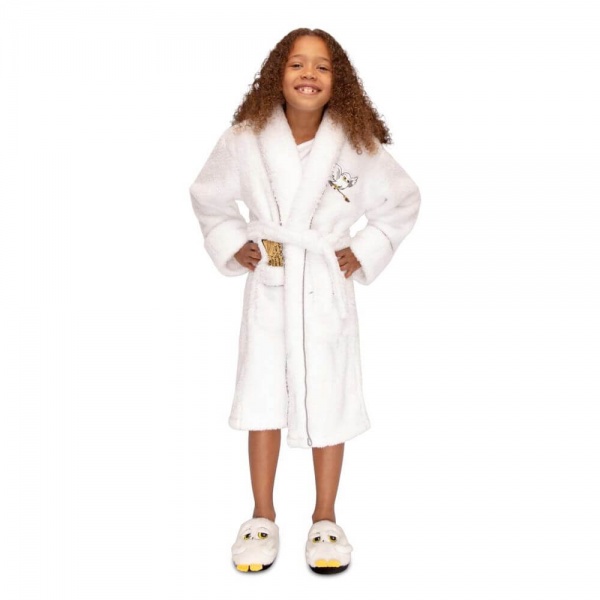 Official Harry Potter Hedwig Kid's Sparkly Dressing Gown
