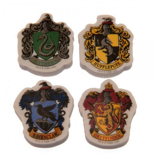 Harry Potter Houses Eraser Set