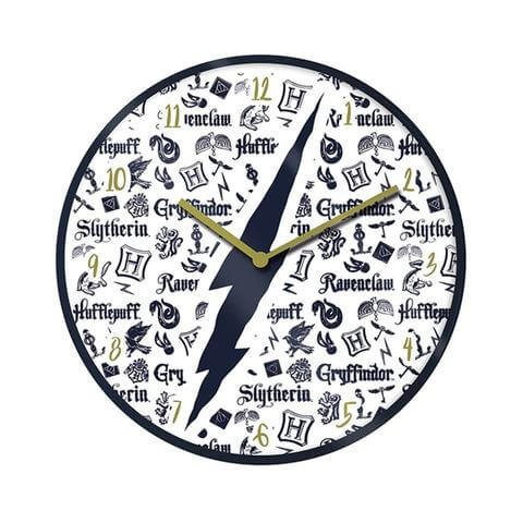 Harry Potter Hogwarts Infographic Wall Clock