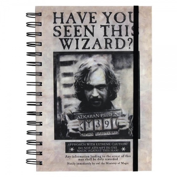 Harry Potter Wanted Sirius Black Notebook