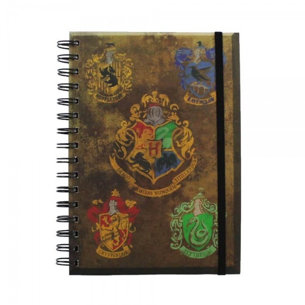 Harry Potter Hogwarts Crest & Houses Notebook