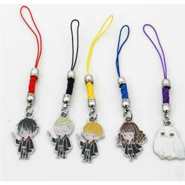 Cartoon Harry Potter Keyring Set