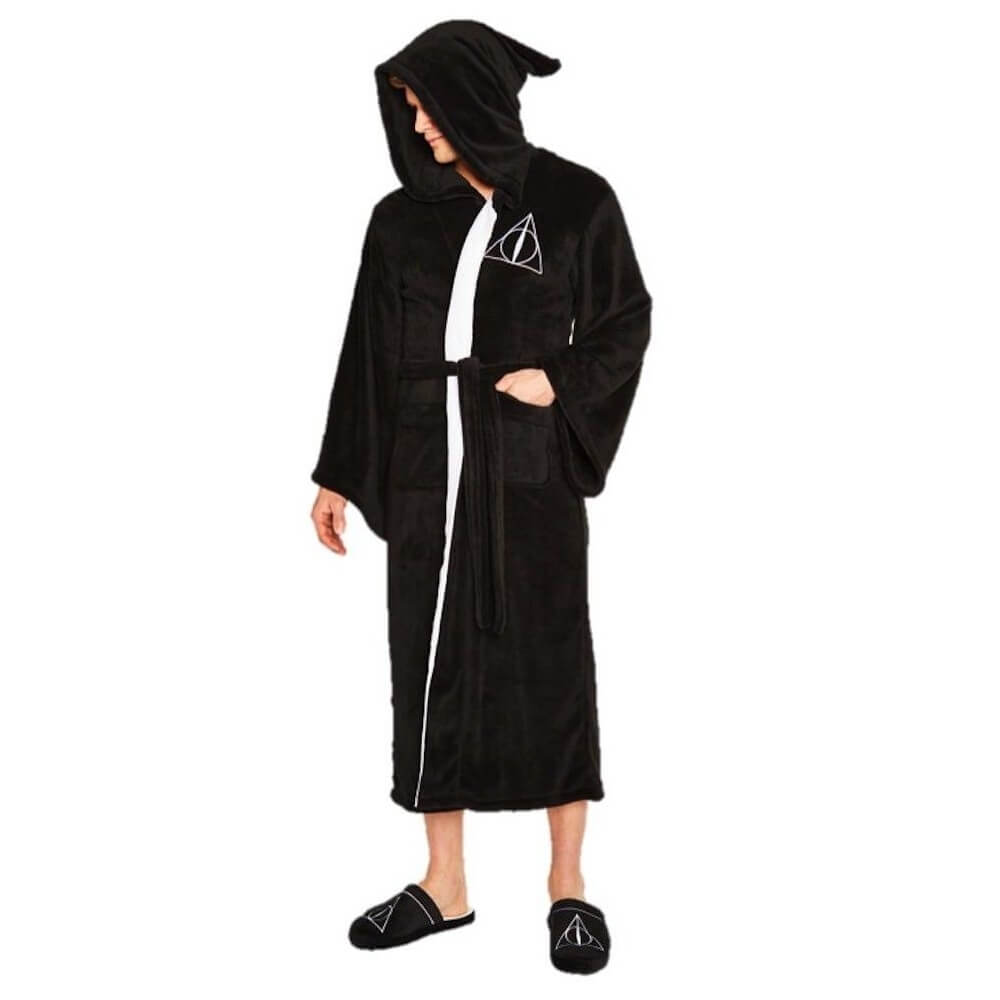 Harry Potter Deathly Hallows Men's Dressing Gown