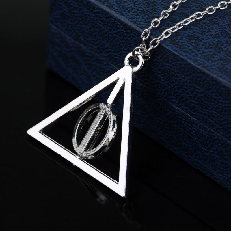Harry Potter Deathly Hallows Rotating Necklace