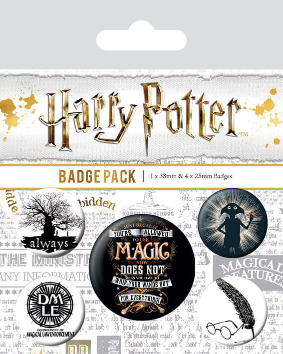 Harry Potter Magic Badge Set