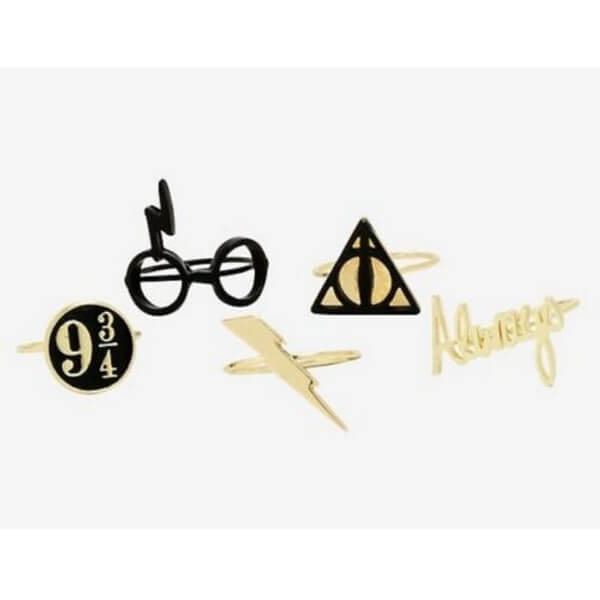 Harry Potter Rings 5 Pack