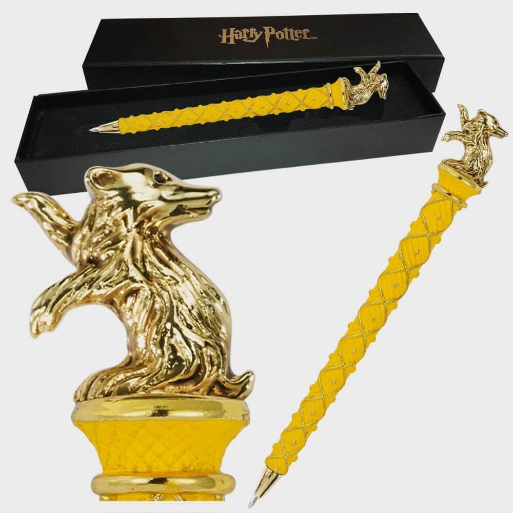 Harry Potter Hufflepuff Pen Gold Plated