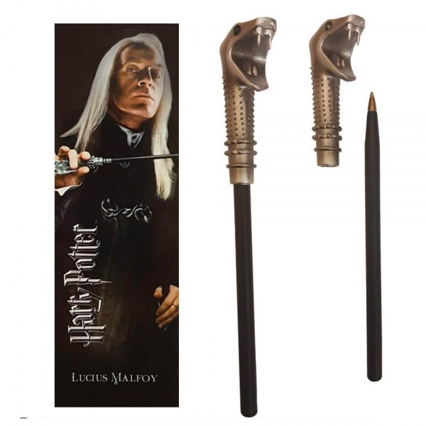 Lucius Malfoy Wand Pen & Bookmark