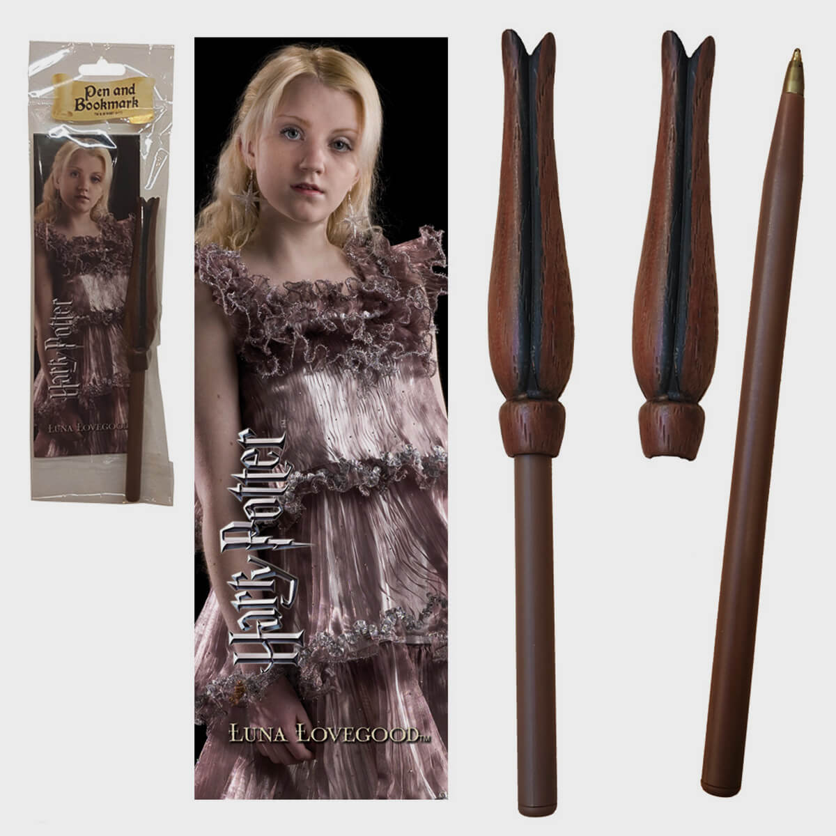 Luna Lovegood Wand Pen & Bookmark