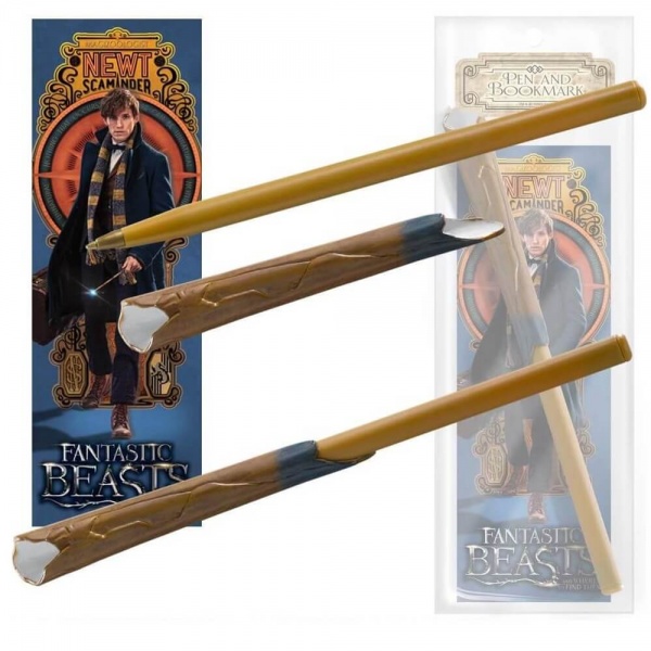 Fantastic Beasts Newt Wand Pen & Bookmark